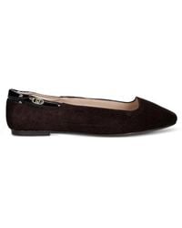 Liu Jo - Ballerines À Plaque Logo Et Bout En Amande - Lyst