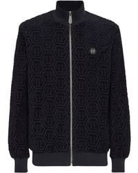 Philipp Plein - Jacquard Tracksuit Jacket Monogram - Lyst