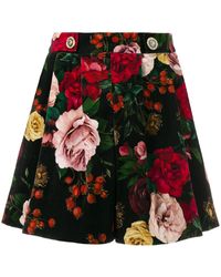 Dolce & Gabbana Shorts con stampa - Nero