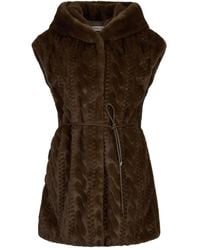 Liu Jo - Vest With Hood - Lyst