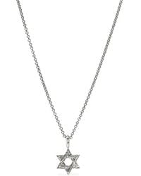 John Hardy - Sterling Jh Essential Star Of David Necklace - Lyst