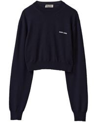 Miu Miu - Wool Sweater - Lyst