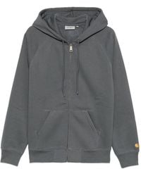 Carhartt - Chase Logo-Embroidered Zip-Up Hoodie - Lyst