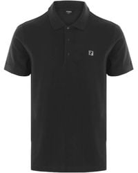 Fendi - Polo Con Logo Ricamato - Lyst