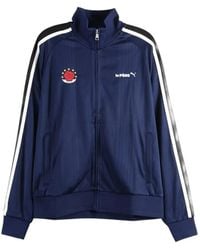 PUMA - X Le Père Logo-Embroidered Side-Stripe Jacket - Lyst