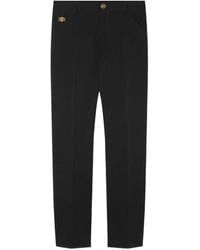 Versace - Cotton-Gabardine Chino Pants - Lyst