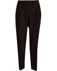 HUGO - Pleated Drawstring Trousers - Lyst