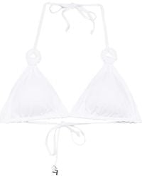 Fisico - Ring-Detail Triangle Bikini Top - Lyst