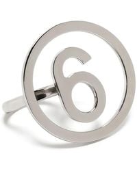 MM6 by Maison Margiela - Number Logo Ring - Lyst