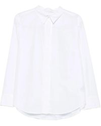 Marc O' Polo - Blouse Met Lange Mouwen En Kraag - Lyst