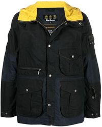 Barbour - Giacca con placca logo - Lyst