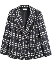 Chinti & Parker - Queen Of Hearts Printed Blazer - Lyst