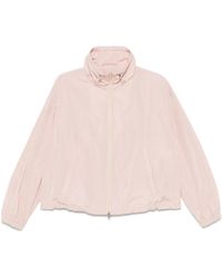 Herno - Lightweight High-Collar Jacket With Elasticized Cuffs - Lyst
