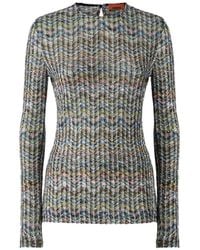 Missoni - Zigzag-Knit Sweater - Lyst