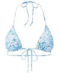 Melissa Odabash - Adelaide Floral-Print Bikini Top - Lyst