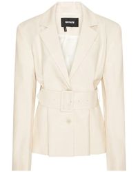 ROTATE BIRGER CHRISTENSEN - Belt-Detail Blazer - Lyst