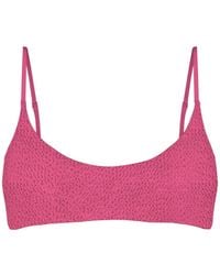MC2 Saint Barth - Judy Crinkled Bikini Top - Lyst