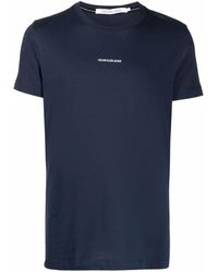 Calvin Klein - Logo-print Short-sleeved T-shirt - Lyst