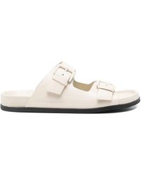 Ami Paris - Sandales En Cuir À Boucles - Lyst