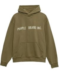 Purple Brand - Logo-print hoodie - Lyst