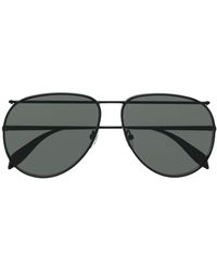Alexander McQueen Aviator sunglasses - Schwarz