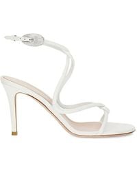 Gianvito Rossi - Jungle Mamba Crystal-Embellished Leather Sandals - Lyst