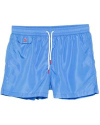 Kiton - Drawstring-Waist Swim Shorts - Lyst