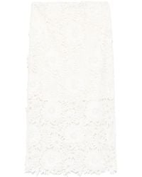ROTATE BIRGER CHRISTENSEN - 3D Lace Pencil Skirt - Lyst
