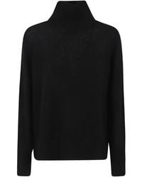 Allude - Pullover mit Stehkragen - Lyst
