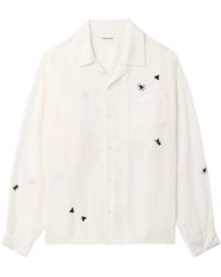 Undercover - Spider-embroidery Semi-sheer Shirt - Lyst