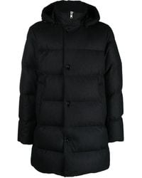 Woolrich - Gesteppter Mantel Mit Abnehmbarer Kapuze - Lyst