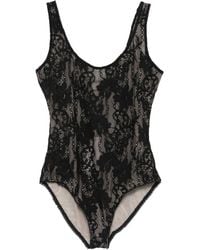 Zimmermann - Floral-Lace Bodysuit - Lyst