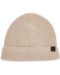 Tom Ford - Logo-Patch Ribbed-Knit Beanie - Lyst