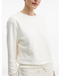 ARMANI EXCHANGE - Ribbed-Hem Cotton Sweatshirt - Lyst