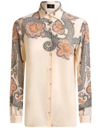 Etro - Year Of Snake Silk Shirt - Lyst
