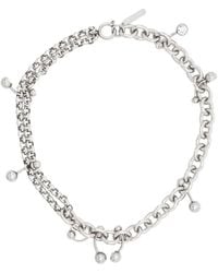 Justine Clenquet - Holly Piercing-detailed Necklace - Lyst