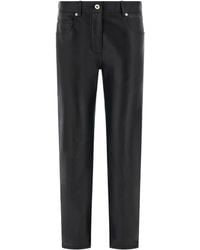 Ferragamo - Hose aus Nappaleder mit Taschen - Lyst