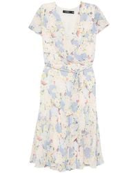 Ralph Lauren - Floral-Print Midi Dress - Lyst