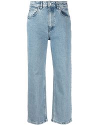 Filippa K - Gerade Cropped-Jeans - Lyst