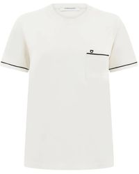 Ferragamo - Pocket Gancini Trim T-Shirt - Lyst