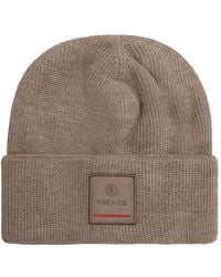 Bogner Fire + Ice - Tarek Beanie Aus Rippstrick Mit Logo-Patch - Lyst