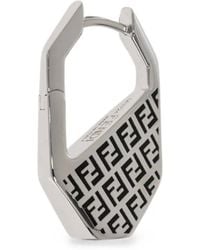 Fendi - Pendiente Con Motivo Ff - Lyst