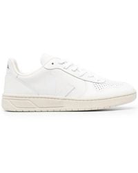 Veja - V-10 Leather Sneakers - Lyst