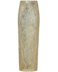 Dolce & Gabbana - Long Sequined Skirt - Lyst