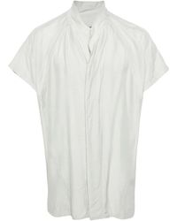 Julius - Panelled Short-sleeved Shirt - Lyst