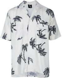 Doppiaa - Chemise À Imprimé Palmier - Lyst