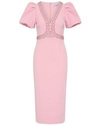 Rebecca Vallance - Cava Midi Dress - Lyst