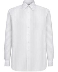 Lardini - Vertical-Stripe Shirt - Lyst