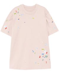 JNBY - Animal-Print T-Shirt - Lyst