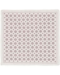 Eleventy - Geometric-Print Pocket Square - Lyst